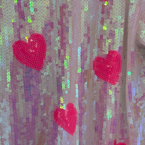Sequin Heart Top - Picture 2 of 3